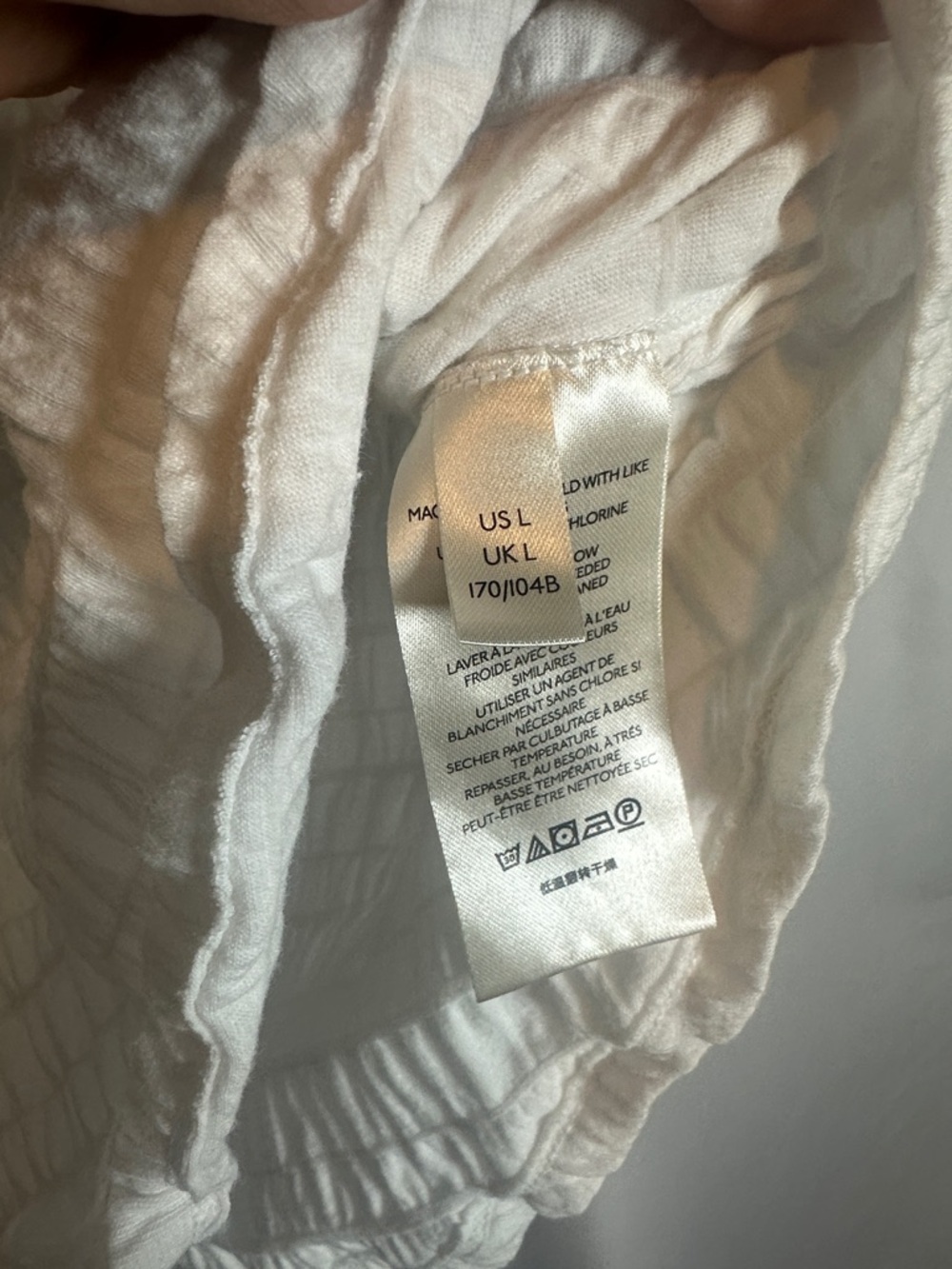 We The Free White Textured V-Neck Tee - Picture 4 of 6